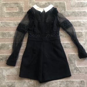 SELF-PORTRAIT FRENCH ROMPER